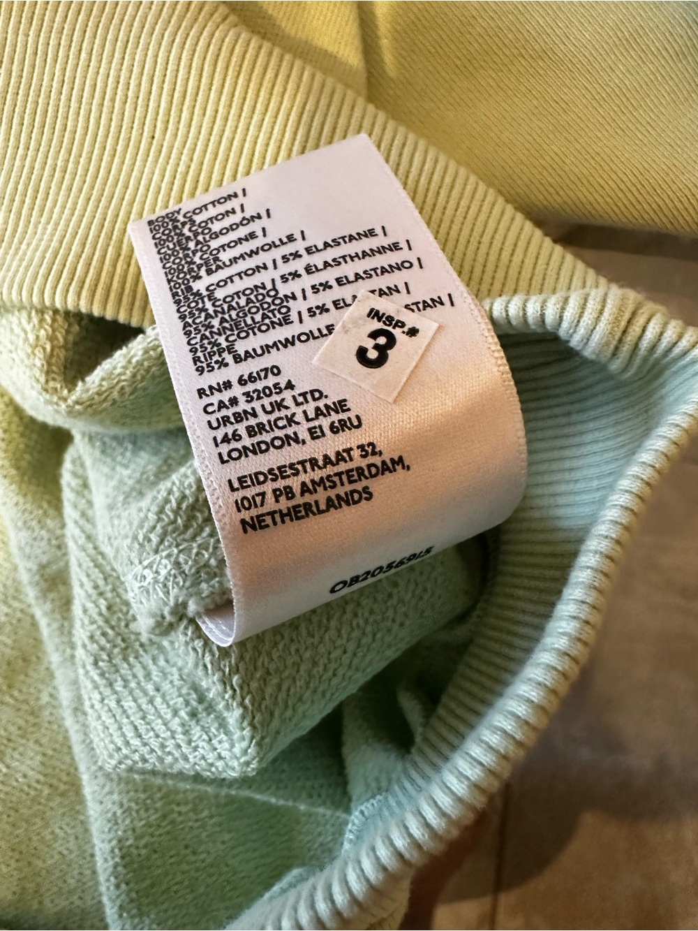 New with Tag! Anthropologie Pilcro Light Green Puff Sleeve Sweatshirt Top sz L - Picture 5 of 6